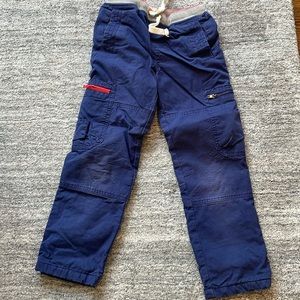 Mini Boden cargo lined pants size 7